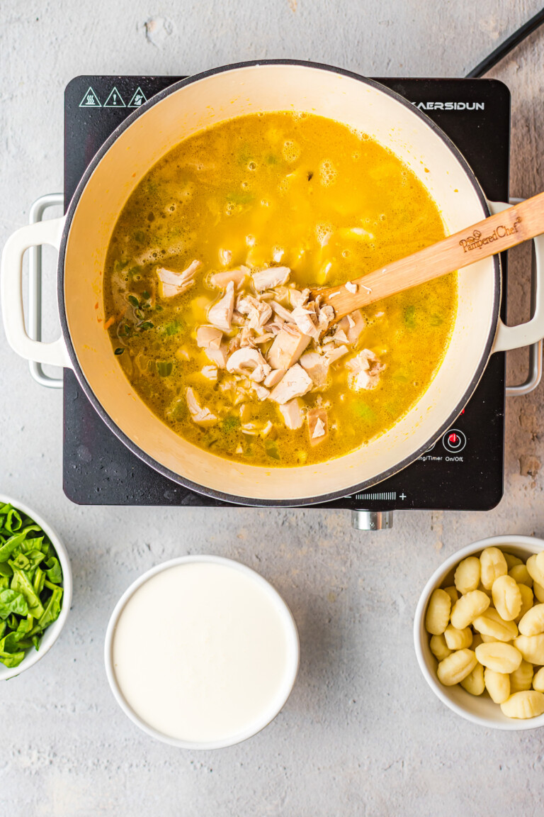 Olive Garden Chicken Gnocchi Soup (Copycat Recipe) | The Novice Chef