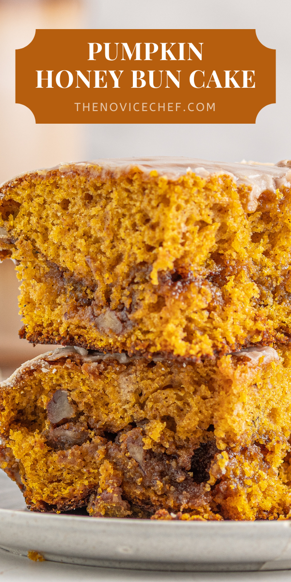 Pumpkin Honeybun Cake Recipe | The Novice Chef