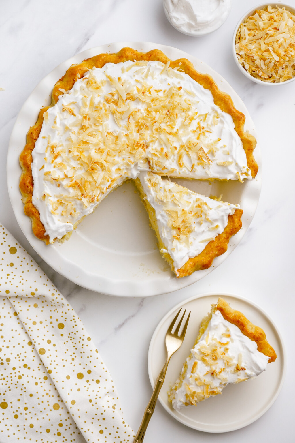 Old Fashioned Coconut Cream Pie The Novice Chef