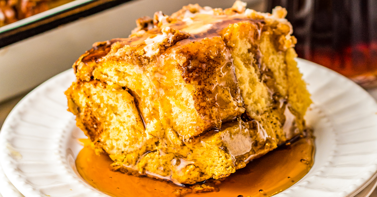 Pumpkin French Toast Casserole | The Novice Chef