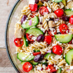 Easy Greek Pasta Salad Recipe | The Novice Chef