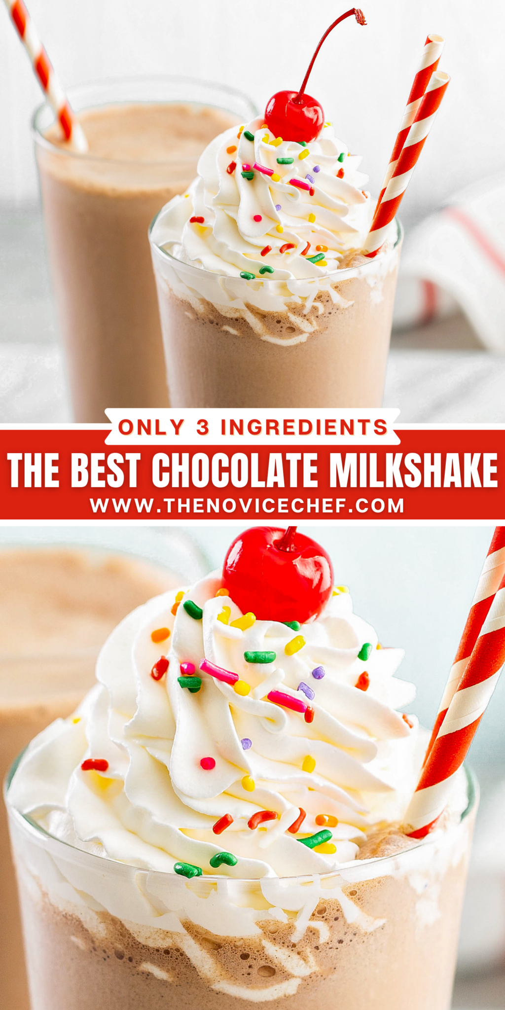 The BEST Chocolate Milkshake The Novice Chef   Best Chocolate Milkshake Recipe 1024x2048 