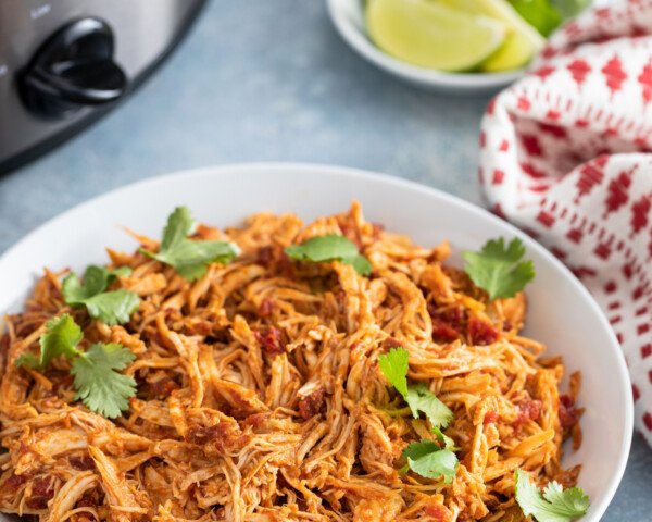 Crockpot Chicken Tacos (Only 4 Ingredients) | The Novice Chef