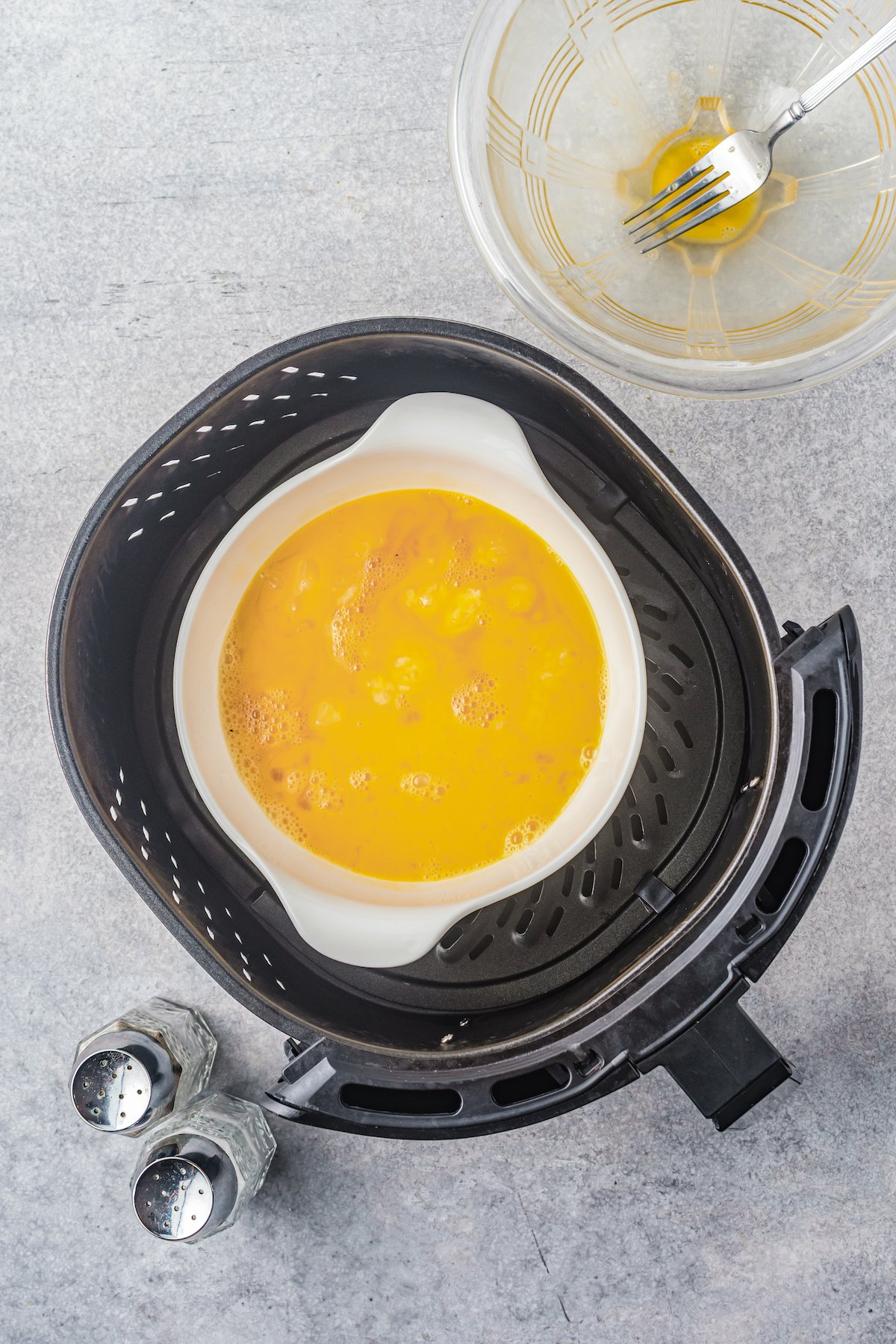 Air Fryer Scrambled Eggs