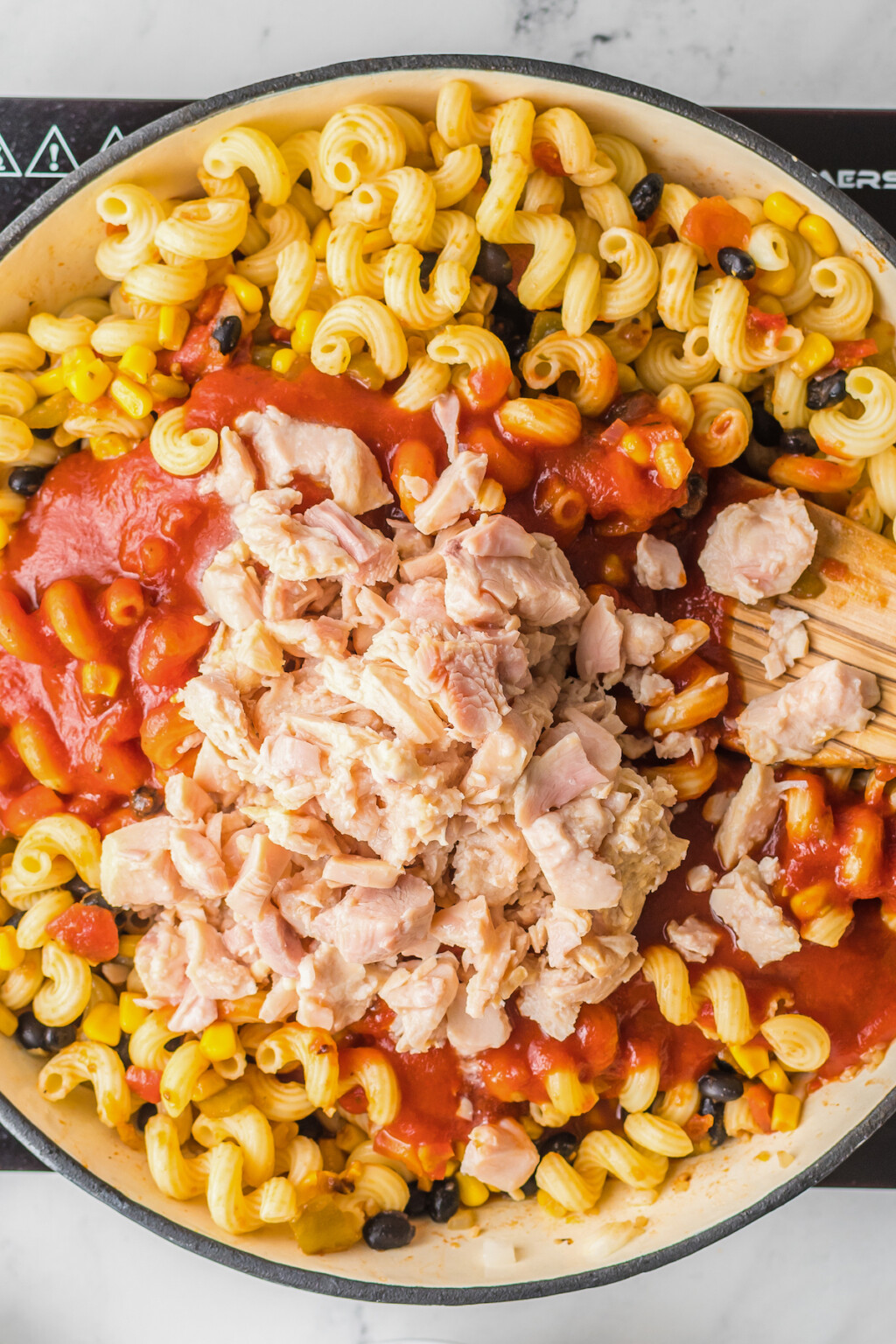 Chicken Enchilada Pasta Recipe The Novice Chef