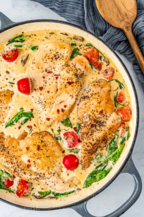 Creamy Chicken Florentine | The Novice Chef