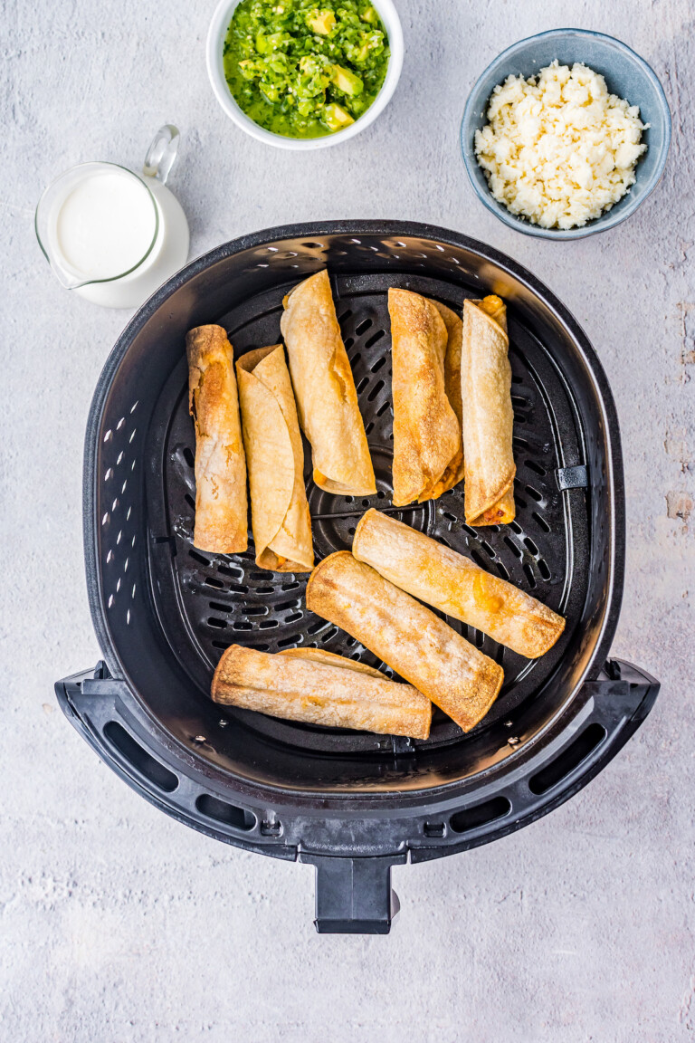 Air Fryer Chicken Taquitos The Novice Chef