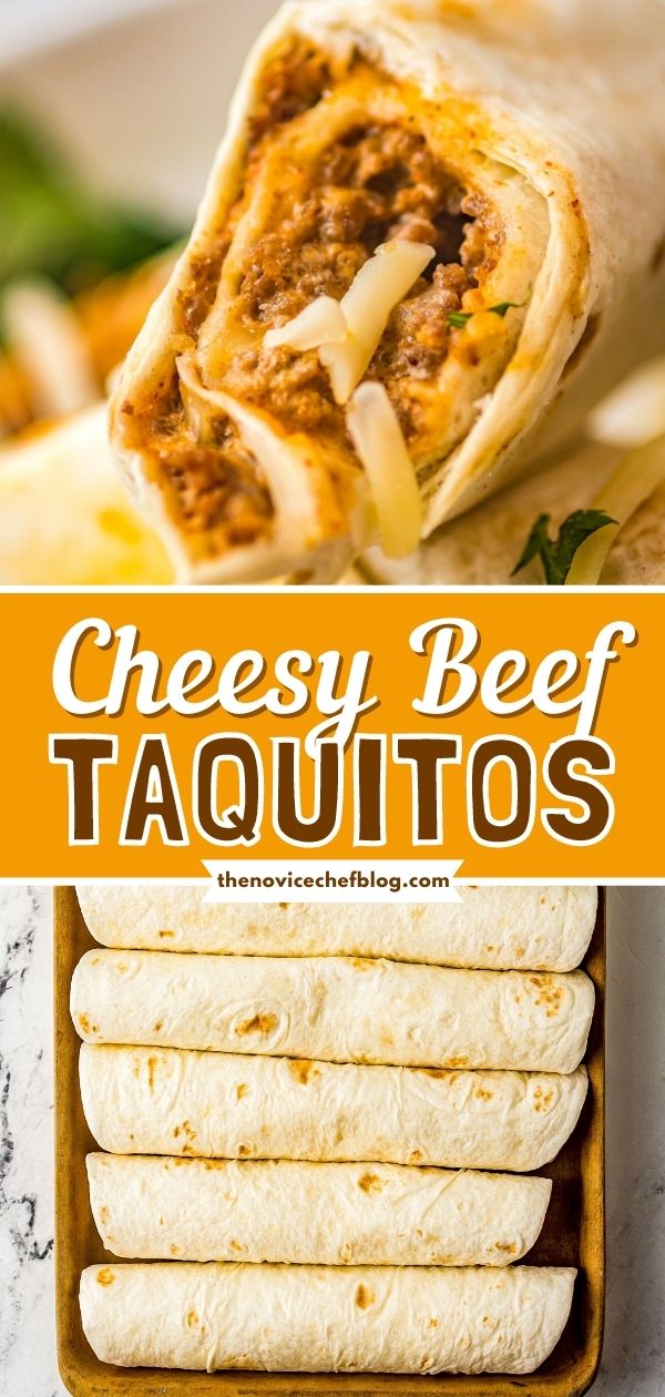 Cheesy Beef Taquitos In 30 Minutes! The Novice Chef