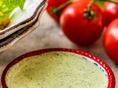 lime sour cream salad dressing Creamy Cilantro Lime Dressing
