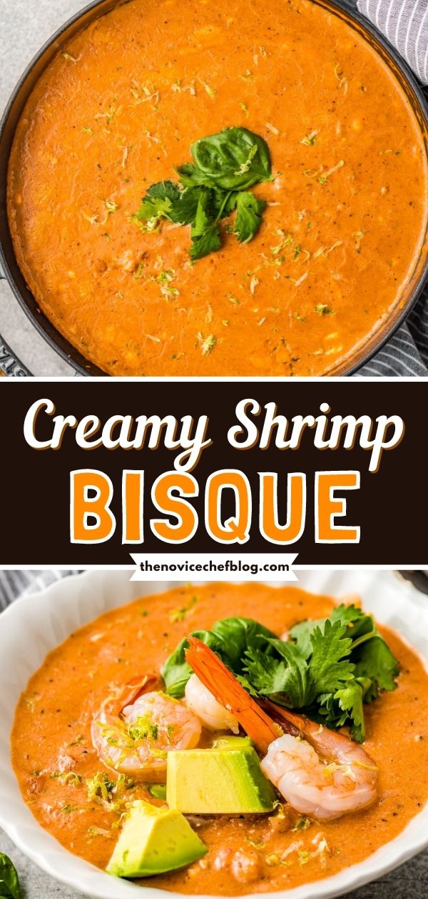 Creamy Thai Shrimp Bisque The Novice Chef