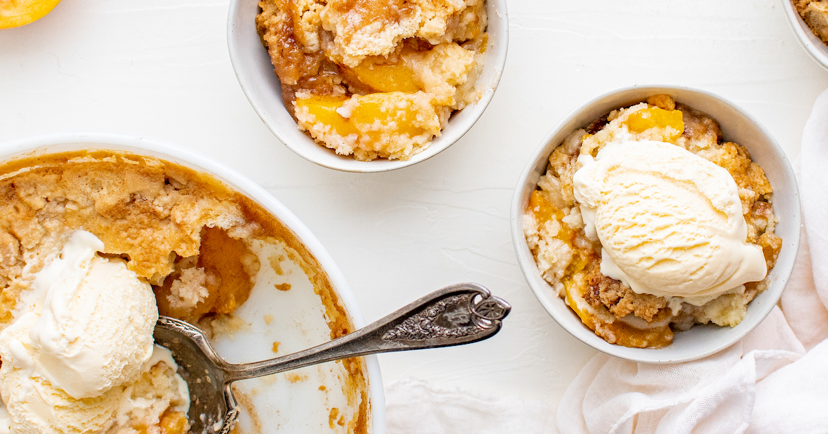 Easy Peach Dump Cake Recipe The Novice Chef