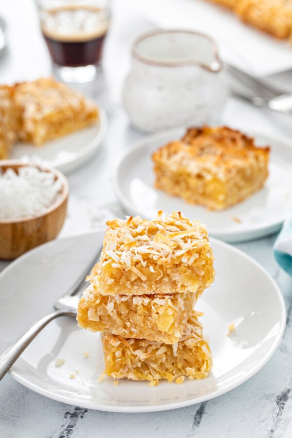 Pineapple Coconut Bars The Novice Chef