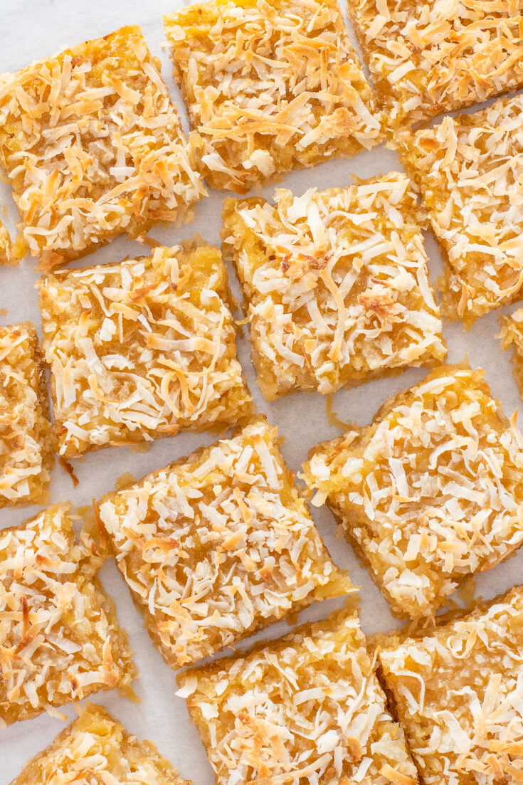 Pineapple Coconut Bars The Novice Chef