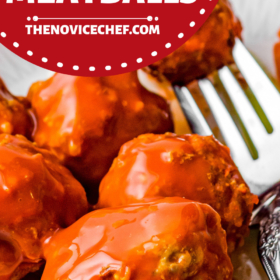 Buffalo Chicken Meatballs on a white plate.