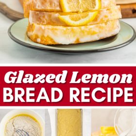 Glazed lemon loaf pin with step by step photos.