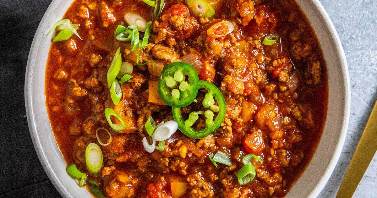 Keto Chili Recipe Homemade No Bean Chili In Under 1 Hour!
