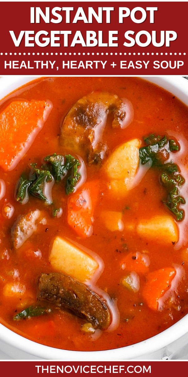 Instant Pot Vegetable Soup | A Hearty Vegetarian Recipe!