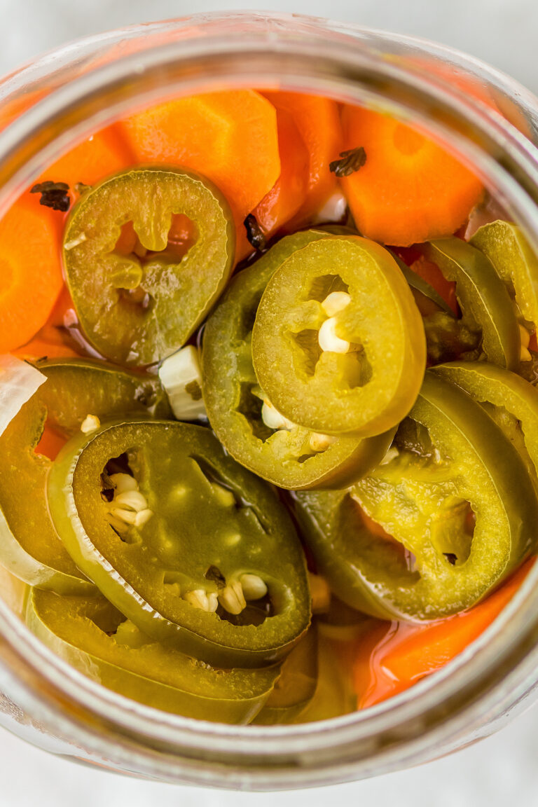 Mexican Pickled Jalapeños and Carrots | The Novice Chef