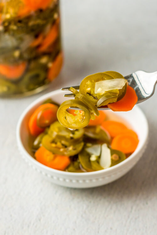 Mexican Pickled Jalapeños and Carrots | The Novice Chef