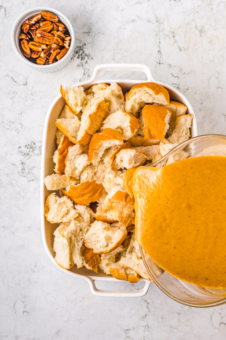 Pumpkin Pecan French Toast Casserole The Novice Chef