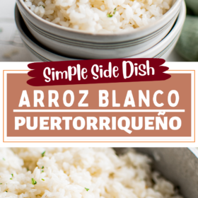 Arroz Blanco (Puerto Rican White Rice) - Mexican Appetizers and More!