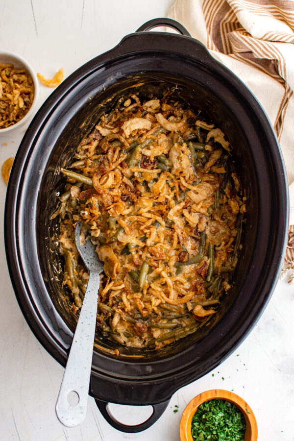Crockpot Green Bean Casserole The Novice Chef