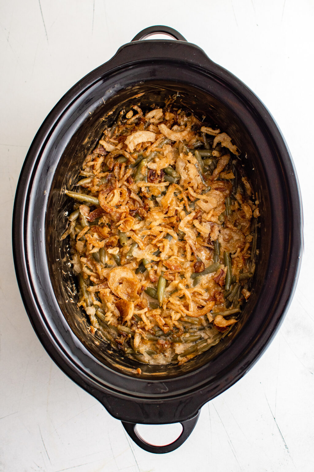 Crock Pot Green Bean Casserole The Novice Chef