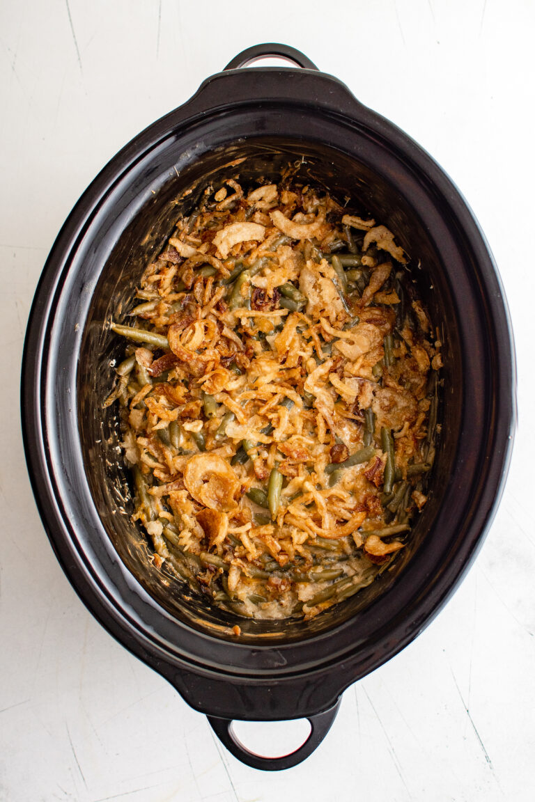 Crock Pot Green Bean Casserole The Novice Chef