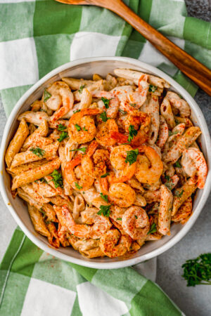 Cajun Shrimp Pasta | The Novice Chef