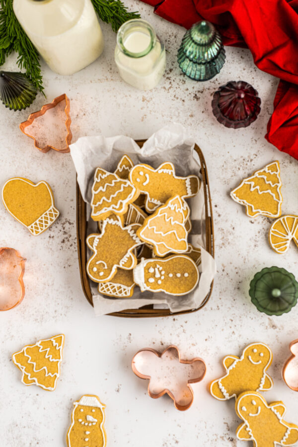 Easy Christmas Sugar Cookies with Icing | The Novice Chef