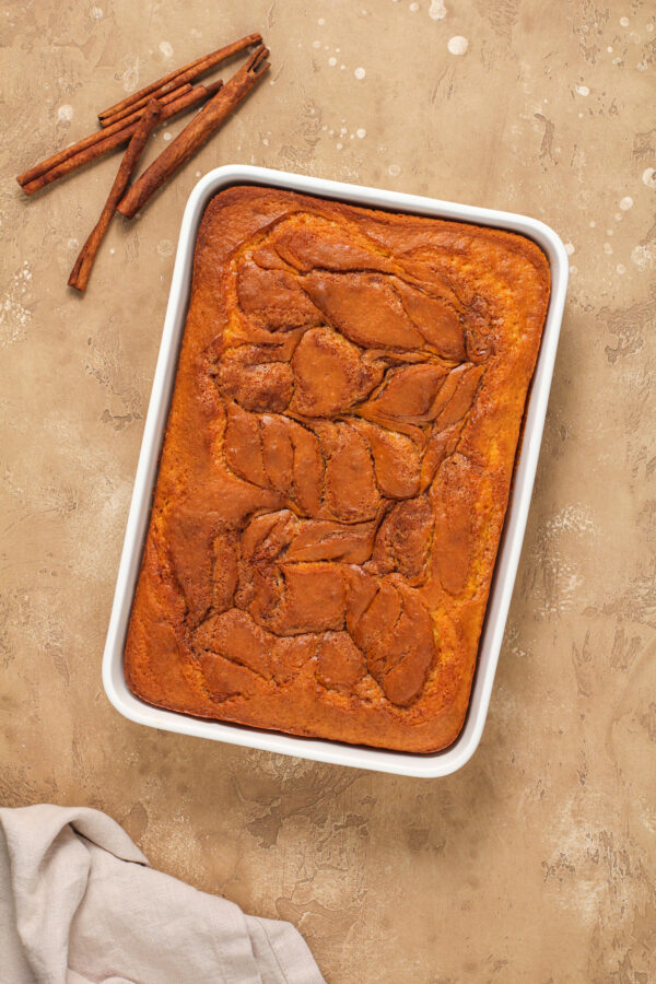 Easy Cinnamon Roll Cake The Novice Chef