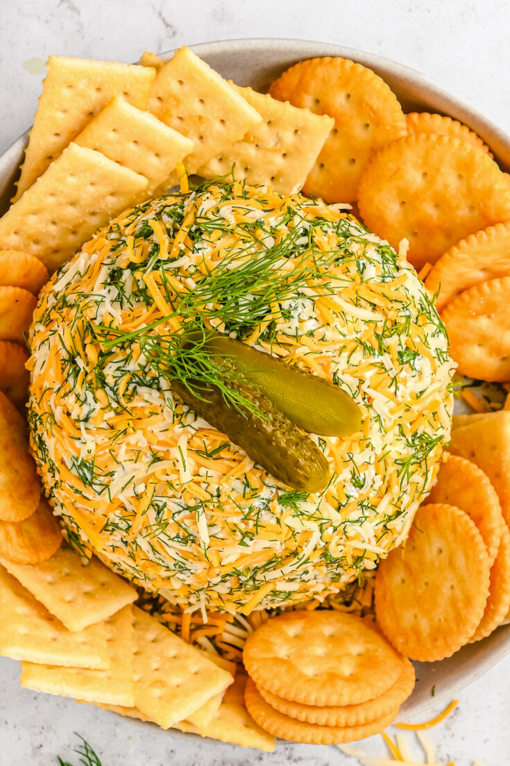 Dill Pickle Cheese Ball The Novice Chef