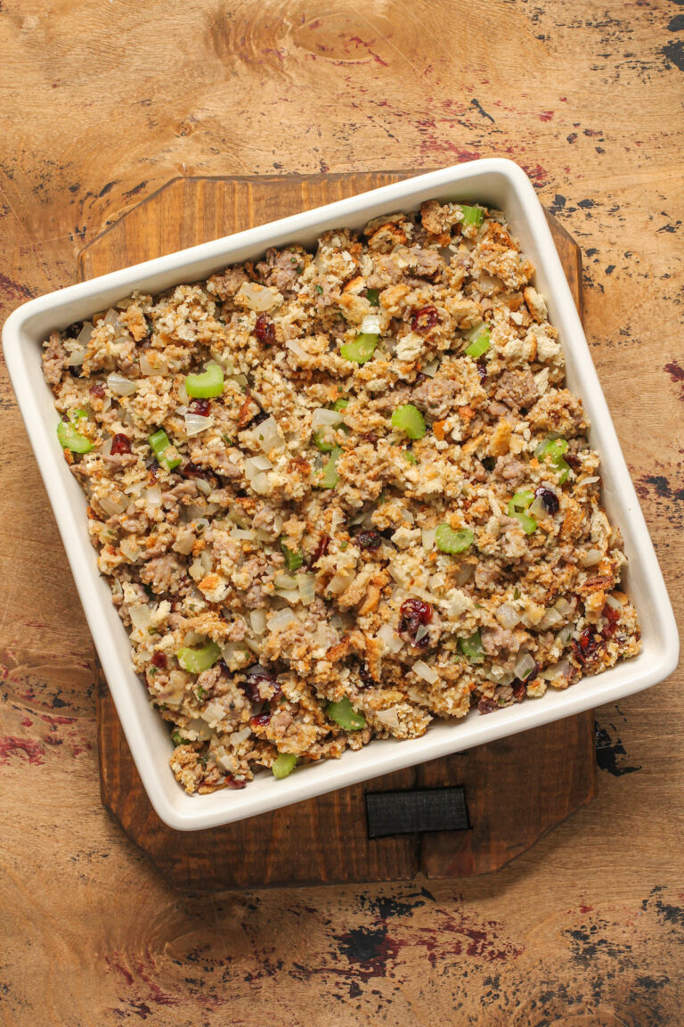 Easy Sausage Stuffing The Novice Chef