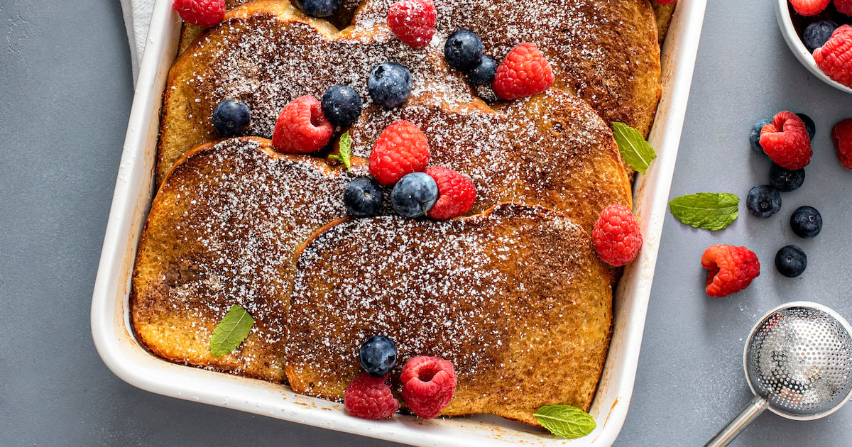 Overnight French Toast Recipe | Super Easy Breakfast For A Crowd!