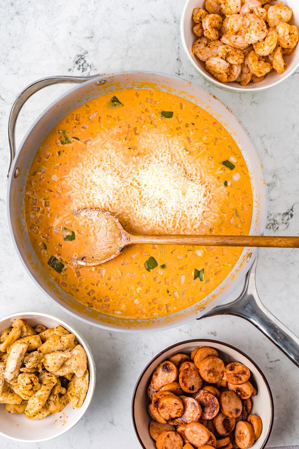 creamy-cajun-pasta-with-sausage-chicken-and-shrimp