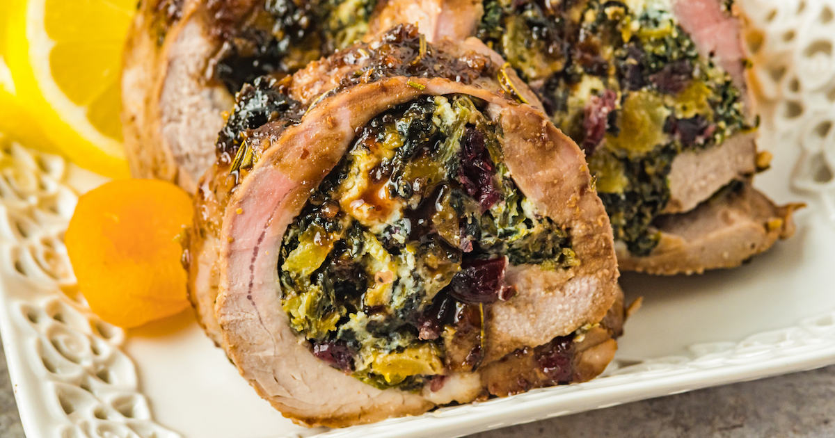 Stuffed Pork Loin Recipe | The Novice Chef