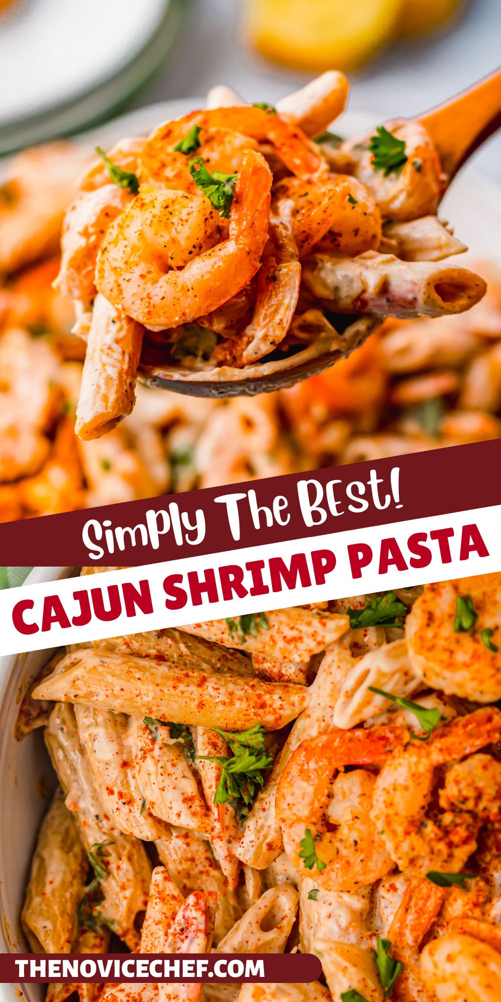 Cajun Shrimp Pasta | The Novice Chef