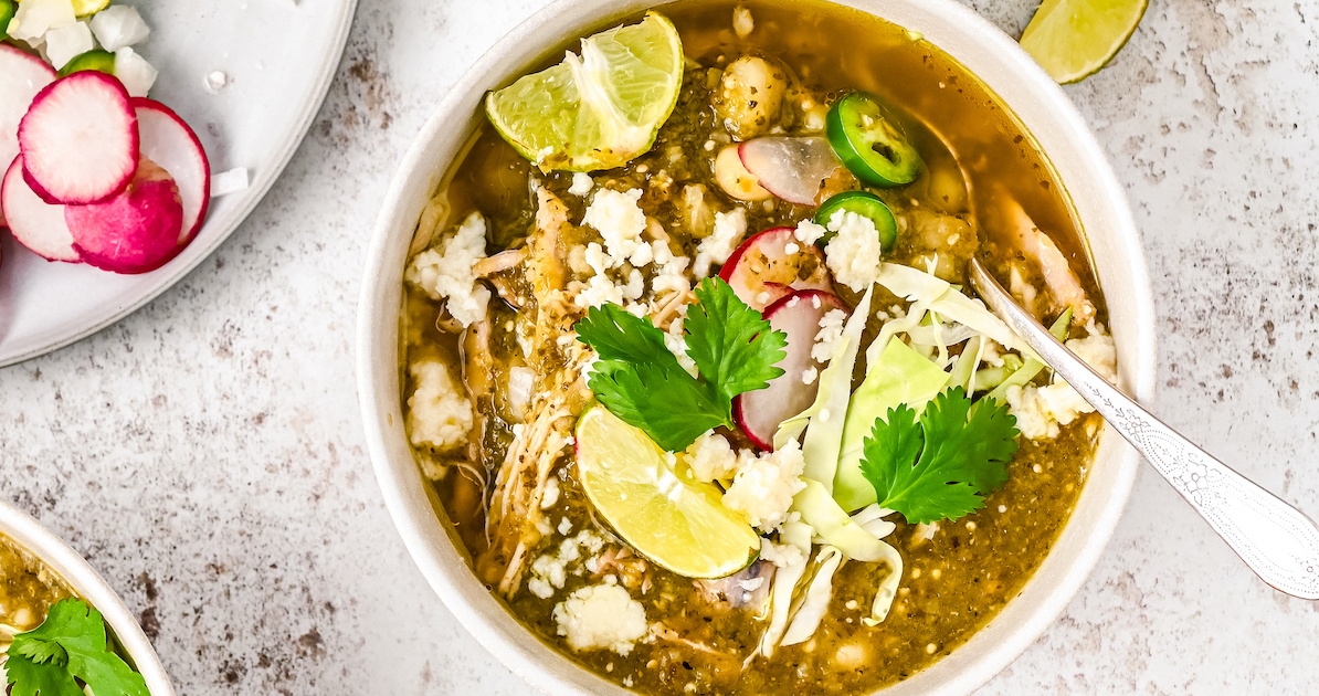 Crockpot Mexican Pozole Verde Recipe | The Novice Chef
