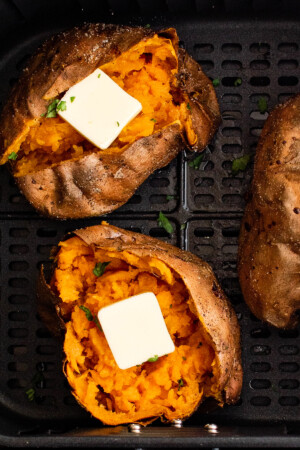 Easy Air Fryer Sweet Potatoes | The Novice Chef