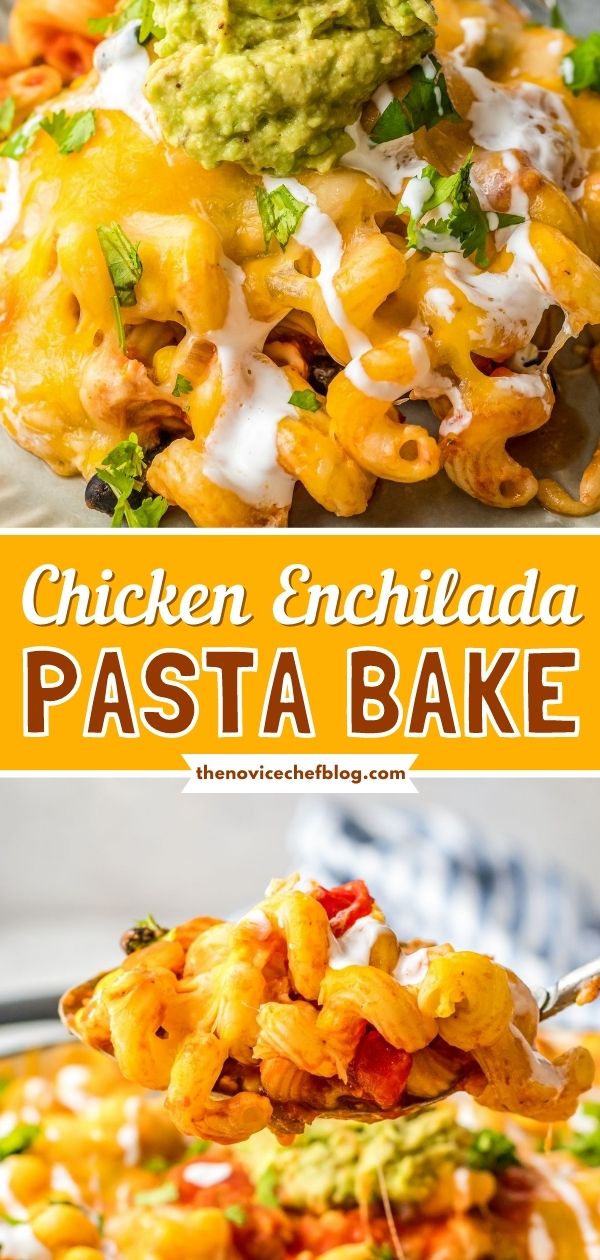 Chicken Enchilada Pasta Recipe | The Novice Chef