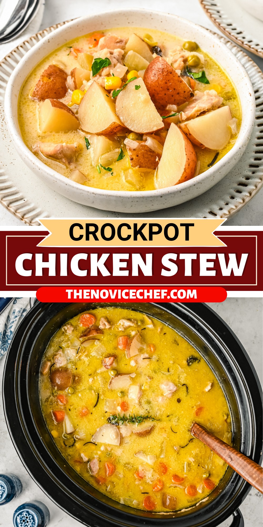 Crock Pot Chicken Stew The Novice Chef