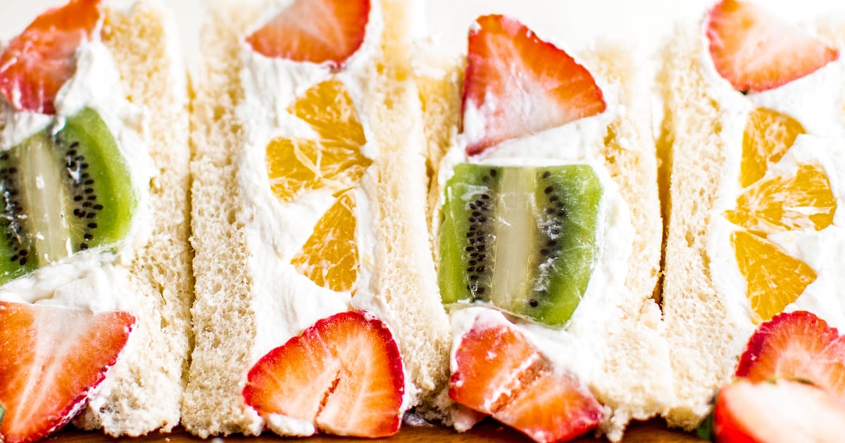 Fruit Sandwich (Fruit Sando) The Novice Chef