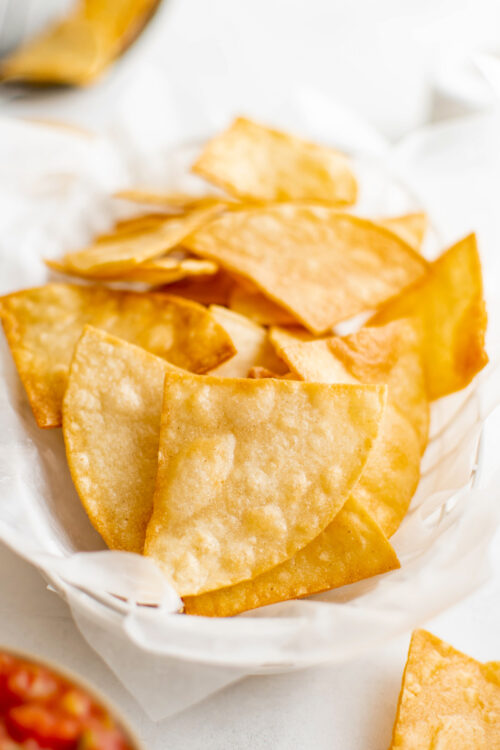 Homemade Corn Tortilla Chips Recipe The Novice Chef
