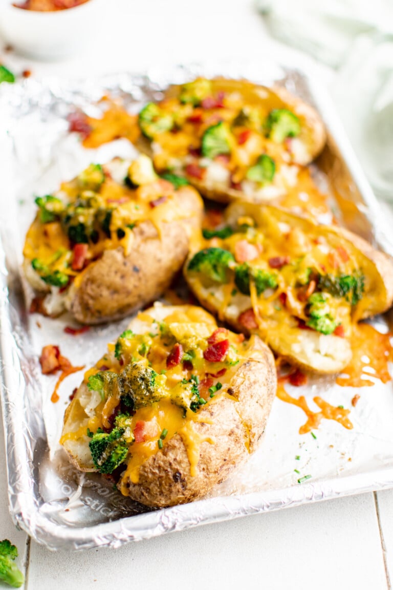 Loaded Baked Potato Recipe | The Novice Chef