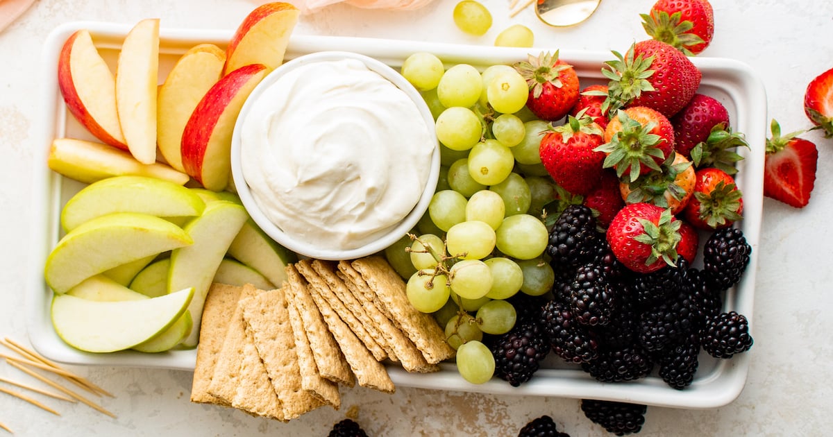 Marshmallow Fruit Dip The Novice Chef