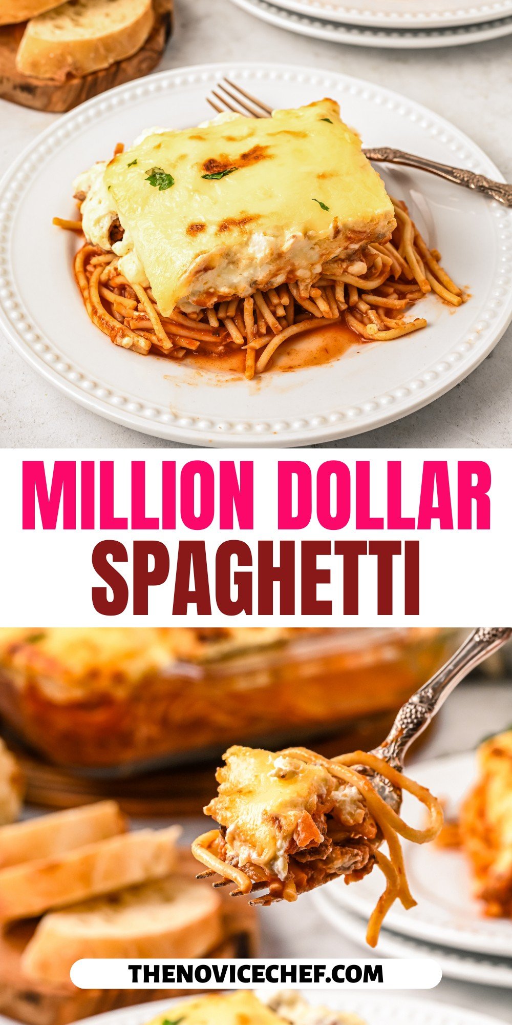 Million Dollar Spaghetti Recipe The Novice Chef   Million Dollar Spaghetti 2 