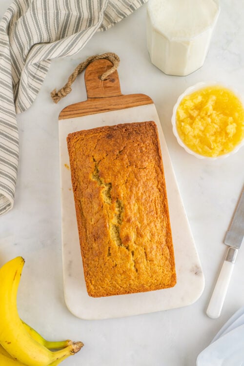 Pineapple Banana Bread | The Novice Chef