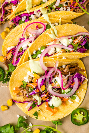 Pulled Pork Tacos | The Novice Chef