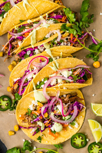 Pulled Pork Tacos | The Novice Chef
