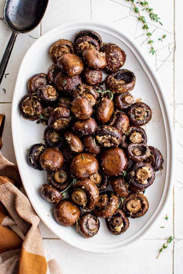 Easy Roasted Mushrooms The Novice Chef